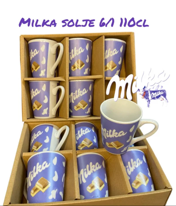 Set šolja 6/1 Milka