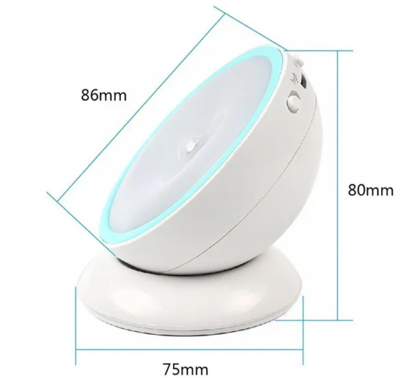 ZIDNA ROTIRAJUĆA LED LAMPA SA SENZOROM POKRETA