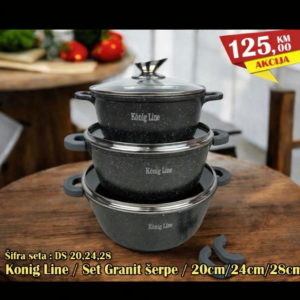 SET 3/1 ŠERPE GRANIT DS-20/24/28