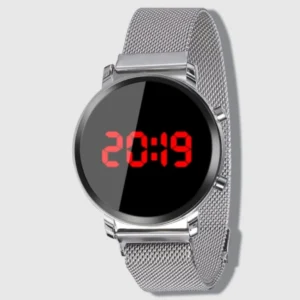 Ženski digitalni sat Silver
