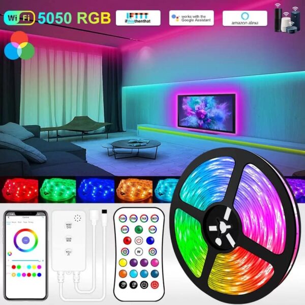 LED traka RGB 5 metara / APP + DALJINSKI