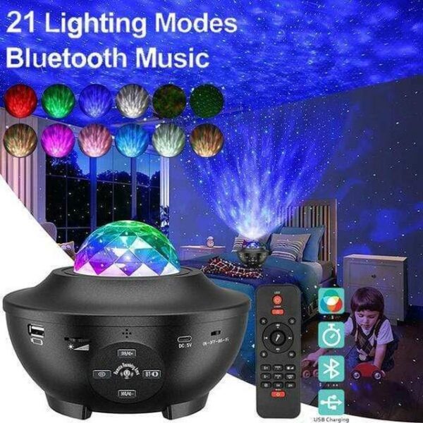 Zvjezdano nebo / LED ambijentalna lampa i bluetooth zvučnik