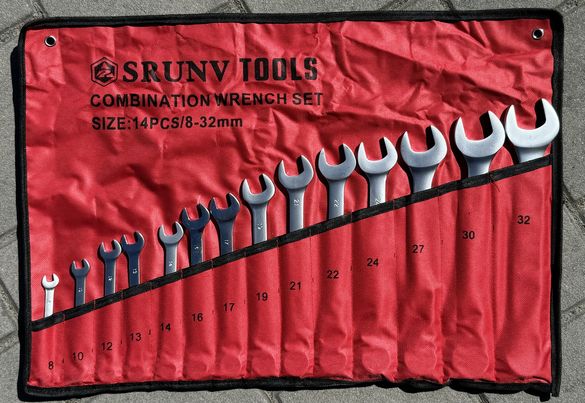 Set kombinirani ključeva okasti – vilasti u platnu