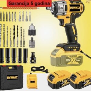 ⚙️Aku udarni odvijač Dewalt – 128V, 5aH