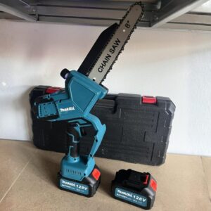 Aku pila Makita 8ʺ sa pumpicom za podmazivanje lanca (mač 20cm)